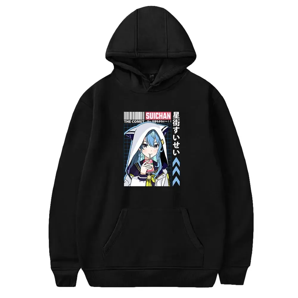 Hohimachi suisei Hoodies das mulheres dos homens de manga comprida pulôver com capuz camisolas unissex lässige Streetwear roupas