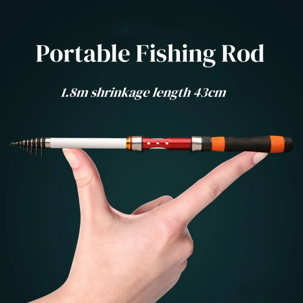 

1.8-3.0m Portable Fishing Rod Ultralight Telescopic Fishing Rod Carbon Fiber Sea Pole Practical Outdoor Fishing Accessories