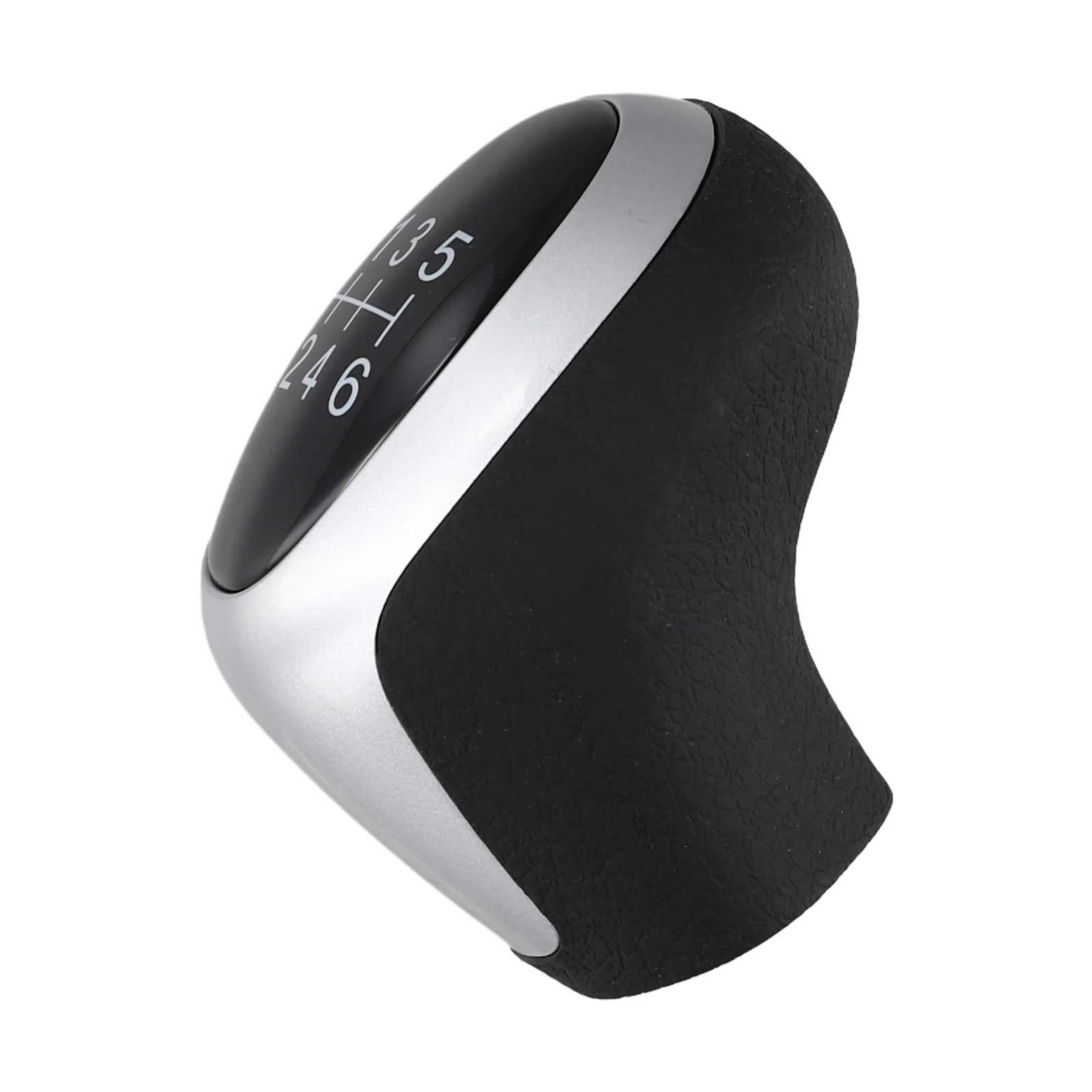 

Driving Experience Black Leather Gear Knob Black Enhances Interior Aesthetics Elegant Design High Quality Material