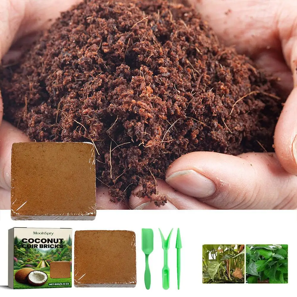 Reptile Coconut Soil Natural Coconut Fiber Substrate Lizard Tortoise Reptile Bedding Soil Reptile Terrarium Bottom Supplies