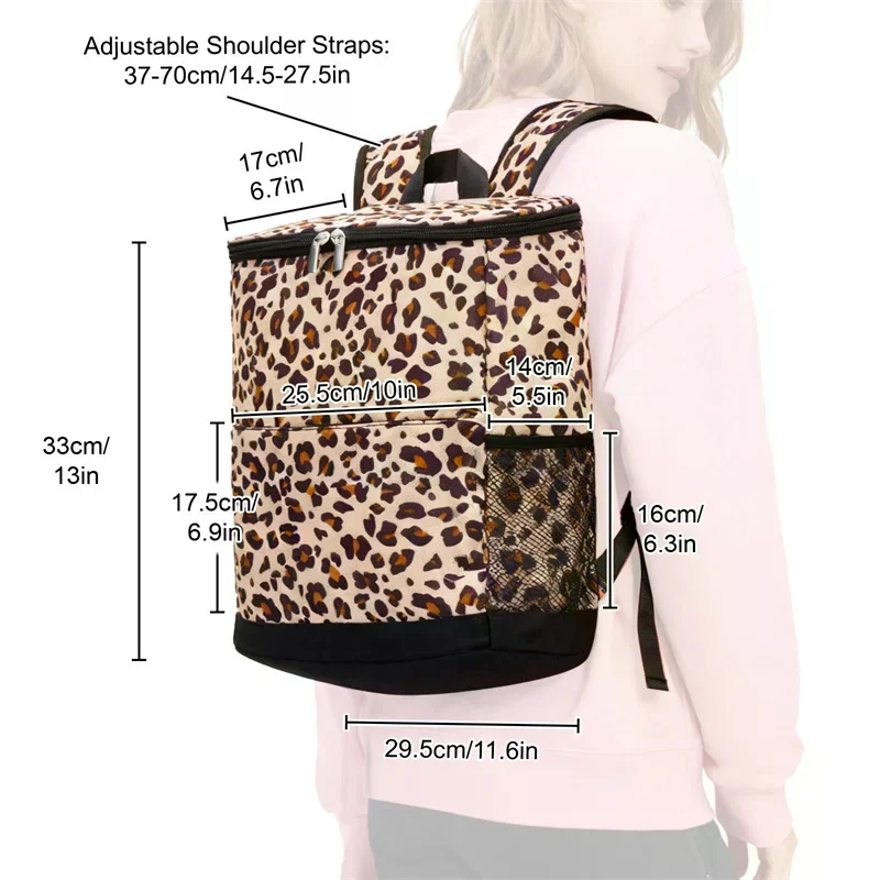 

Insulated Cooler Backpack, Holds 20 Cans, Leak-Proof & Lightweight for Travel, Camping, Beach or Lunch