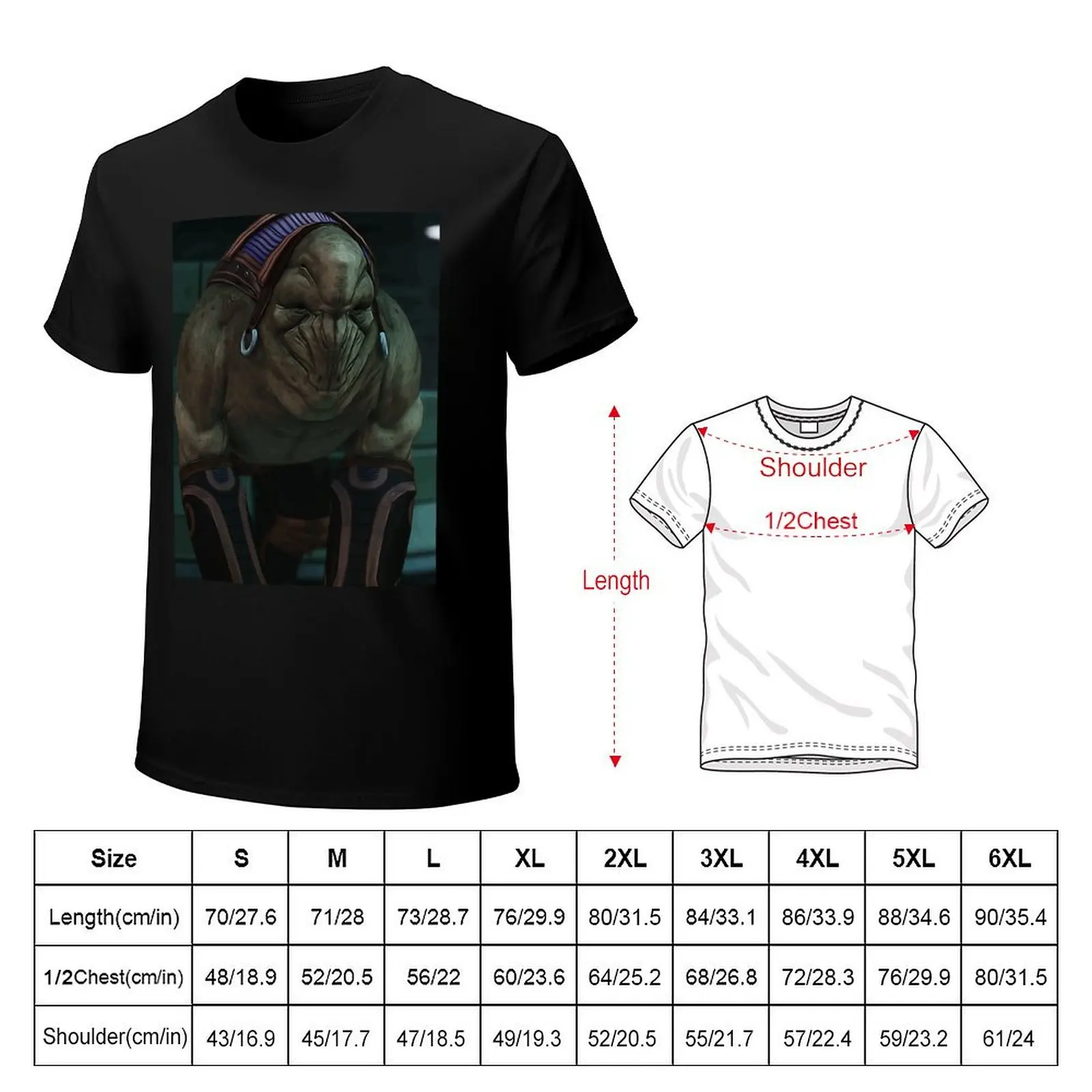 Mass Effect Elcor T-Shirt plain football t shirt mens funny t shirts