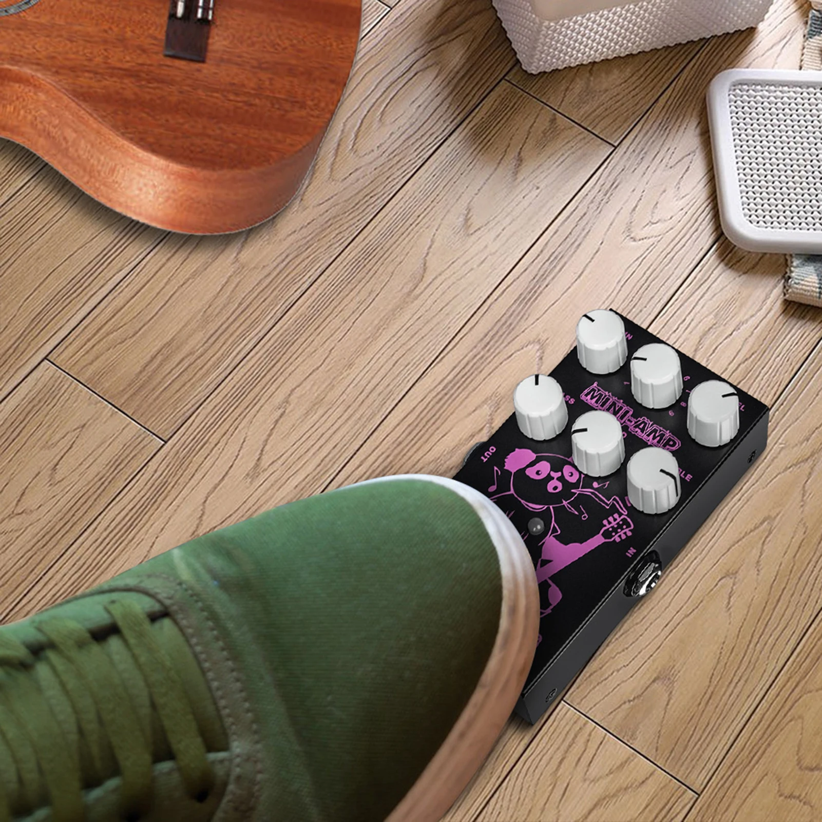 

M-VAVE Electric Guitar Effects Pedal DC 9V 3-gear EQ Adjuster Portable Guitar Multi Effects Pedal 9-gear Music Effects selection