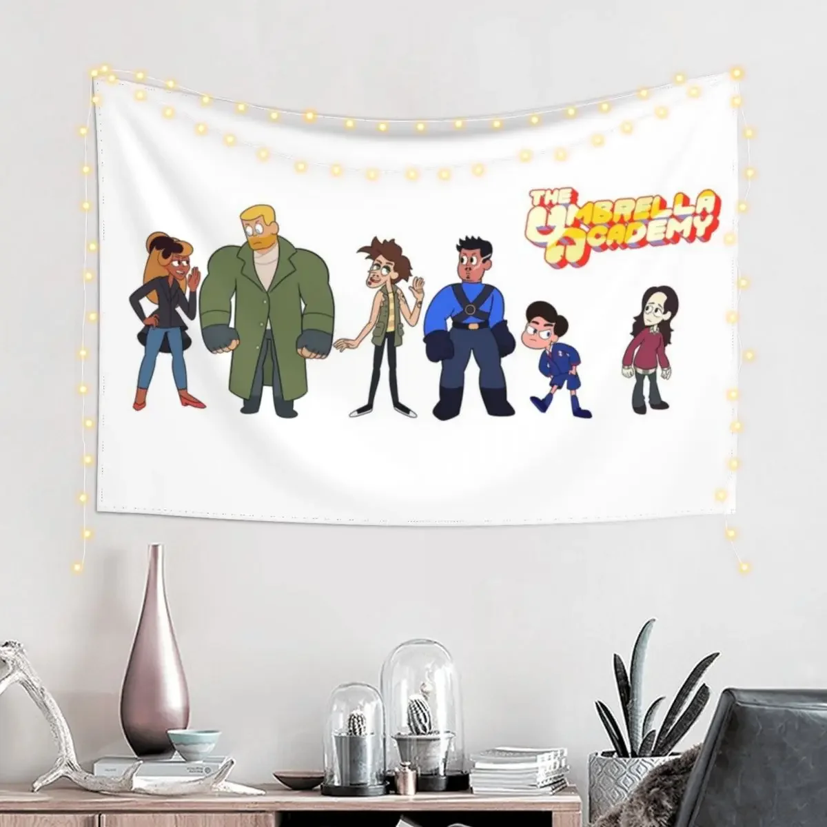 Cartoon Hargreeves Siblings- Season 1 Tapestry Wall Decoration Items Decoration For Home Tapestry