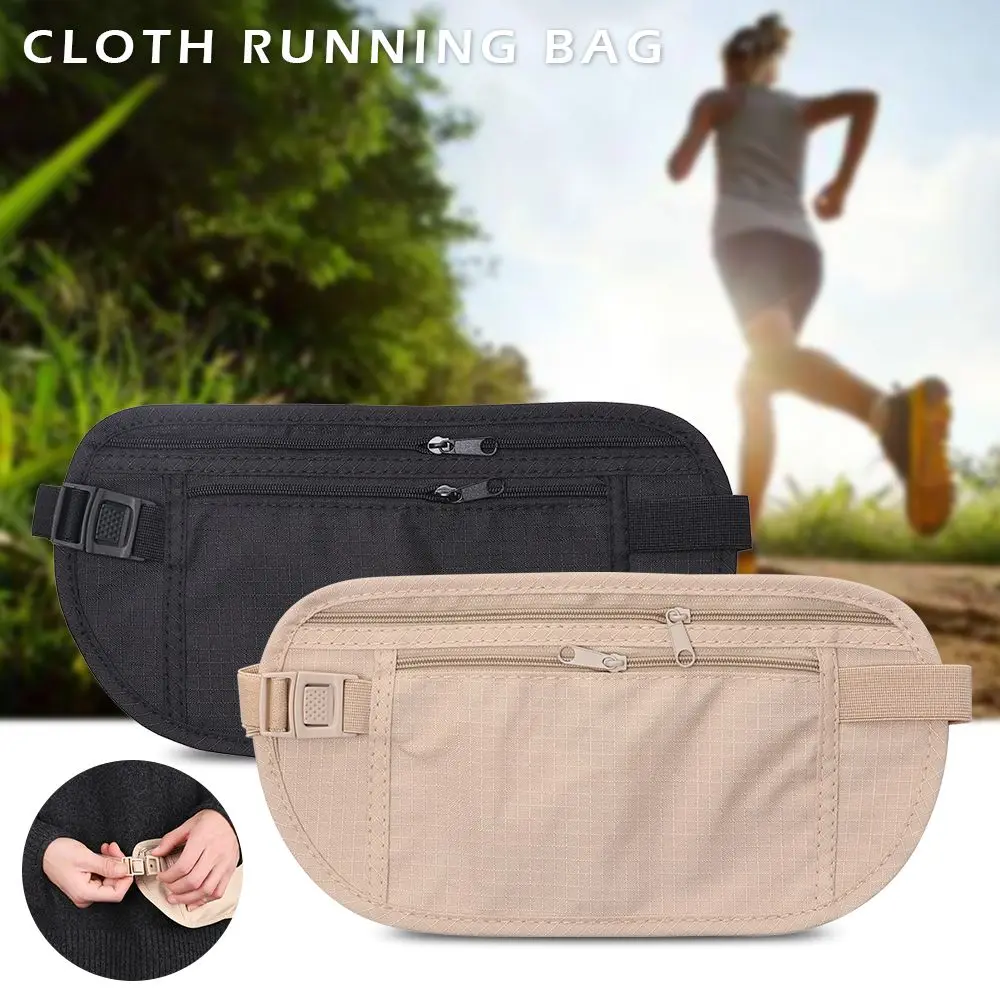 Cloth Waist Bags Travel Pouch Hidden Wallet Passport Money Waist Belt Bag Slim Secret Security Useful Travel Bags Chest Packs