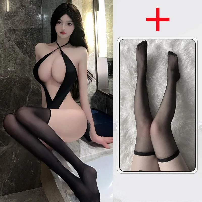 Hot Bodysuit Hollow lace up jumpsuit women\'s hot uniform temptation onlyfans costume women\'s ethical underwear sexy lingerie sex