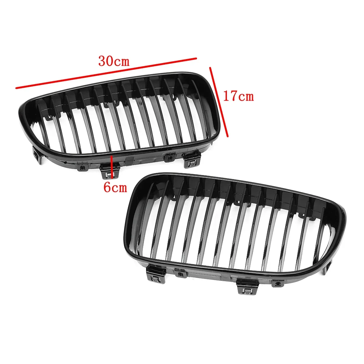 Gloss Black Car Front Kidney Grilles Racing Grill For BMW 1 Series E81/E82/E87/E88 2007-2013 51137322209