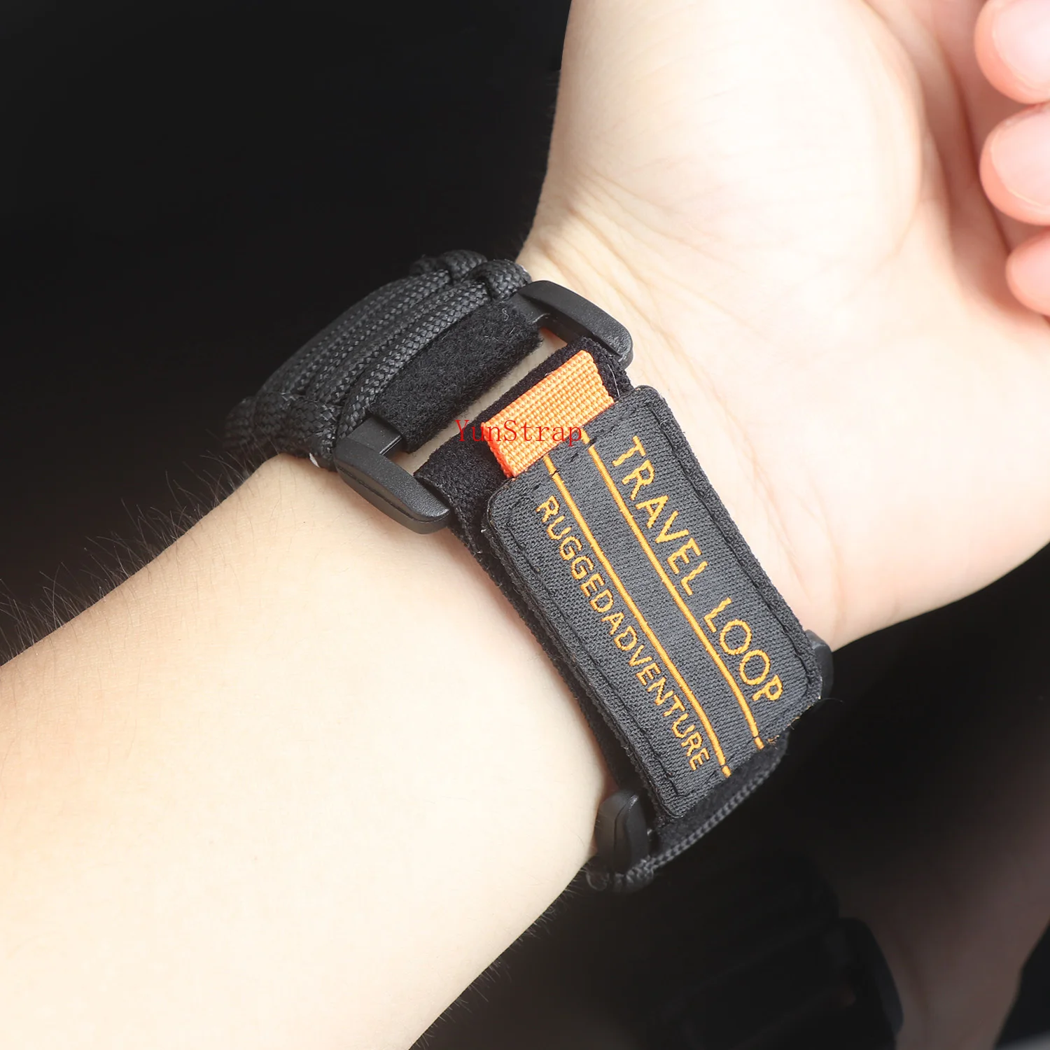 السفر حلقة مظلة حبل الفرقة ل أبل ساعة 49 مللي متر 46 مللي متر 45 مللي متر 44/42 مللي متر الرجال حزام iWatch الترا 2 SE 10 9 8 7 6 5 4 3 سوار