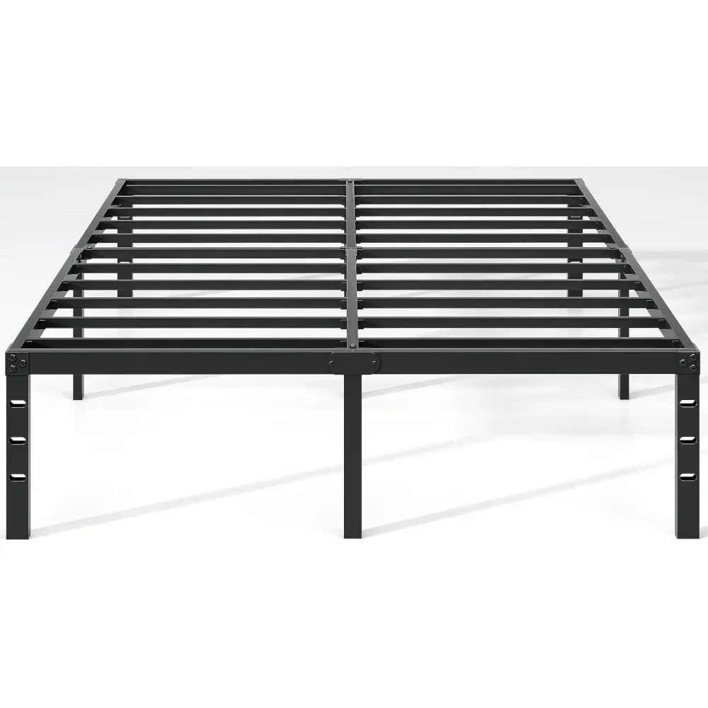 Metal Bed Frame-Simple and Atmospheric Metal Platform Bed Frame, Storage Space Under The Bed Heavy Duty Frame Bed, Sturdy