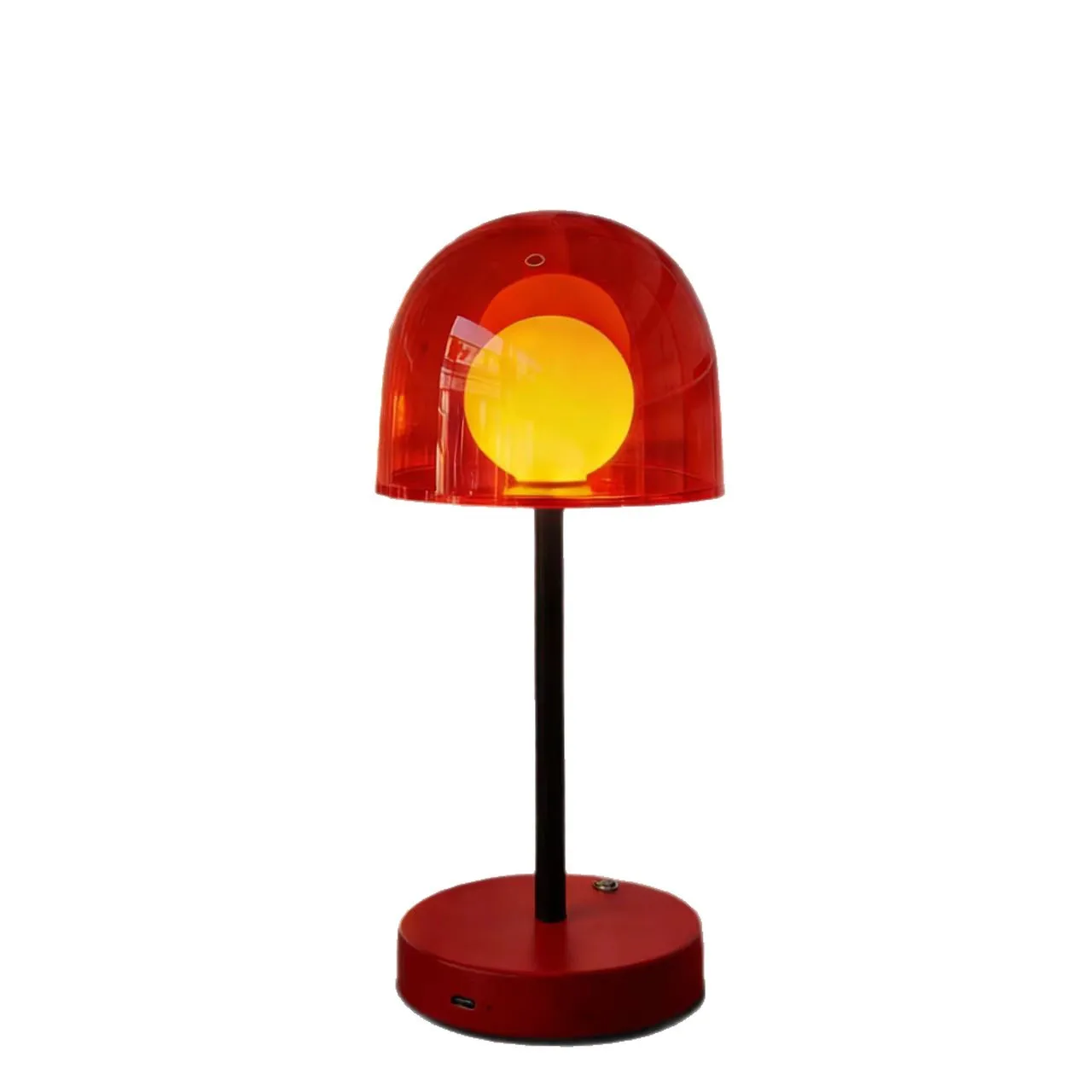 

Rechargeable Talble Lamp Bedroom Mushroom Shaped Night Light Living Room Desktop Decoration Lighting