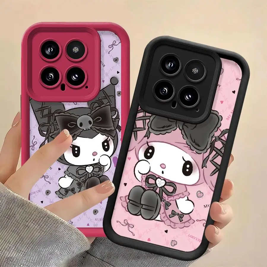 Case for Xiaomi Redmi Note 11 10 13 Pro Plus 9S 12 12S 9 12C 10C 11 Lite Poco X3 NFC Silicone Phone Cover Cute Melody And Kuromi