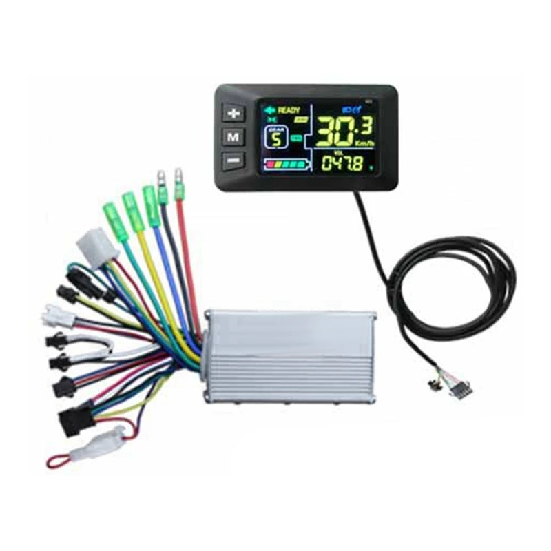 

24/36/48V G51 Instrument Controller Set LCD Display High Temperature Resistant Scooter Electric Bike Replacement Accessories