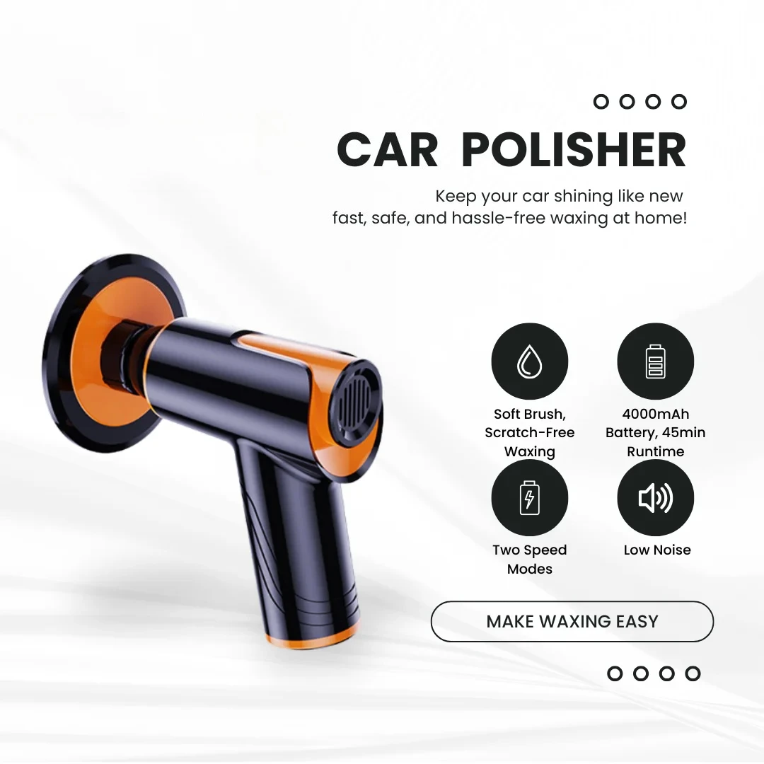 

Автомобильный полировщик, 4000 мАч, беспроводной двухскоростной буфер, мягкая подушечка без царапин, домашняя автоматическая машина для вощения