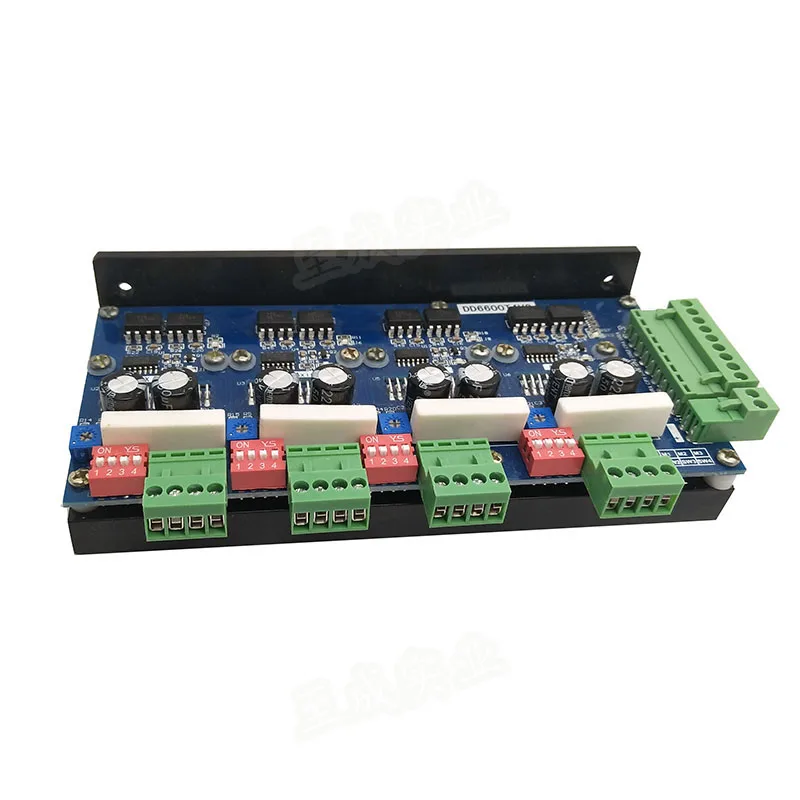 Newly designed 4-axis 2-phase stepper motor driver 4A 16 subdivision TB6600T4V1mach3 engraving machine