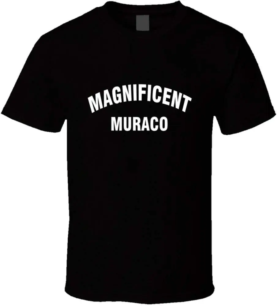 Don The Rock Magnificent Muraco Retro Wrestling T Shirt Black Short Sleeve Tops Tees Cotton Print Tshirts