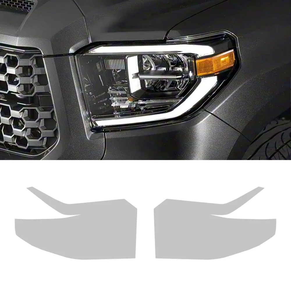 TPU-Autoscheinwerfer-Schutzfolie für Toyota Tundra 2014-2021 PPF Transport & Smoke Anti-Scratch Auto Externe Zubehörteile