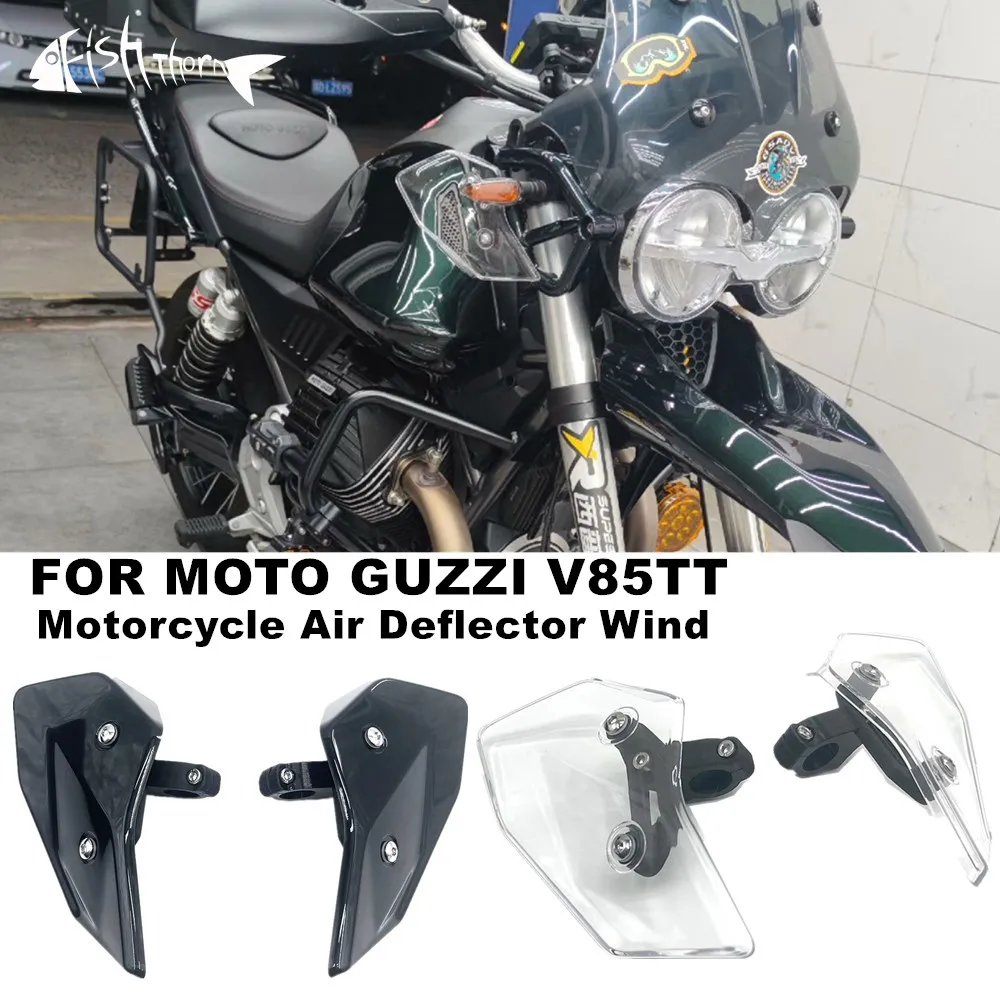 Motorcycle Windshield Side Deflector Front Windshield Side Panel For Moto Guzzi V85TT V85 TT V 85 TT 2020 2021 2022 2023