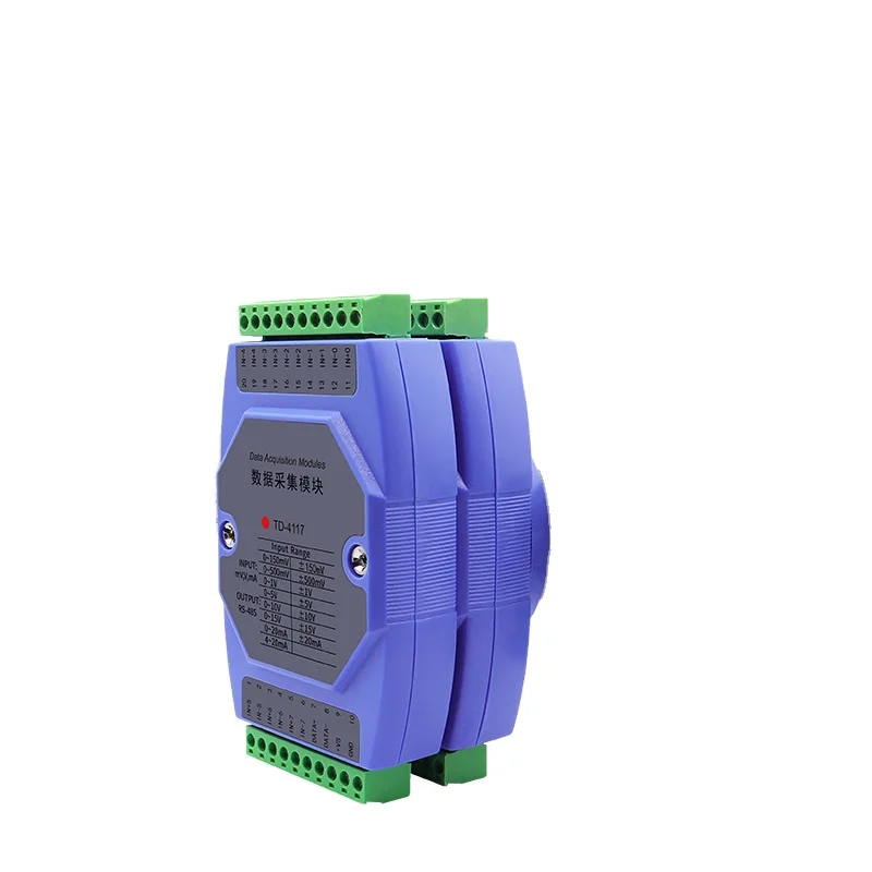 8-Channel High Common-Mode Input Signal Isolator MODBUS RTU Switch Data Acquisition Module RS485 Electrical Equipment