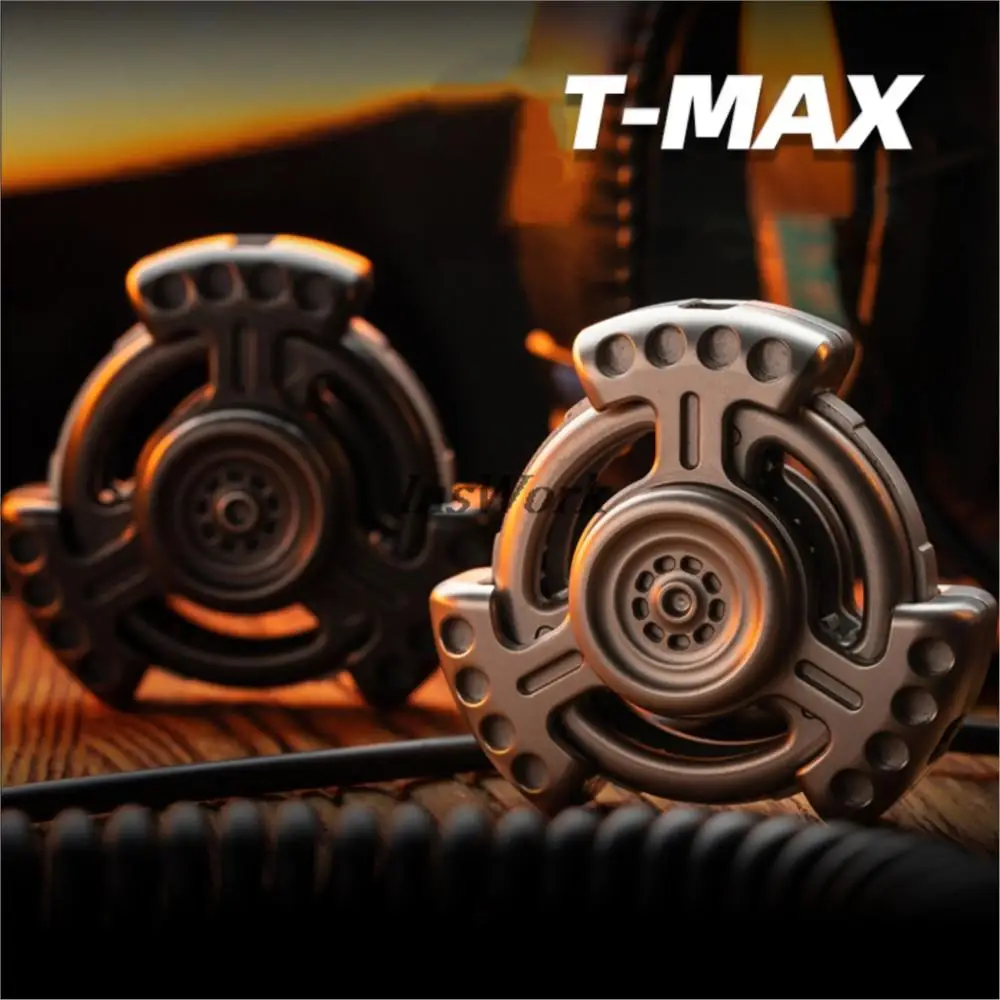 T MAX Linkage Fidget Spinner Gyroscope Titanium Stress Relief EDC Gift