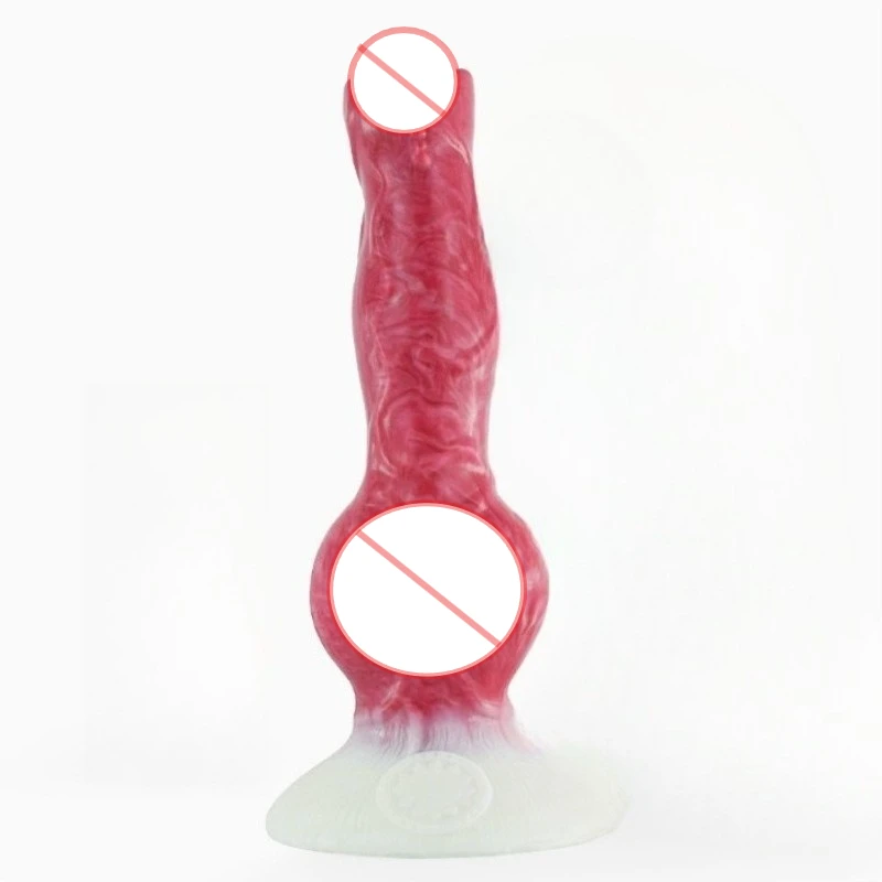 NNSX Wolf Dog Shaped Silicone Anal Plug Large Knot Personal Care Toy