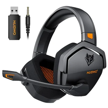 NUBWO G06 Dual Wireless Gaming Headphones 2.4GHz Bluetooth 5.3 Headsets Gamer with Microphone for PS5, PS4, PC, Mobile, Switch 1