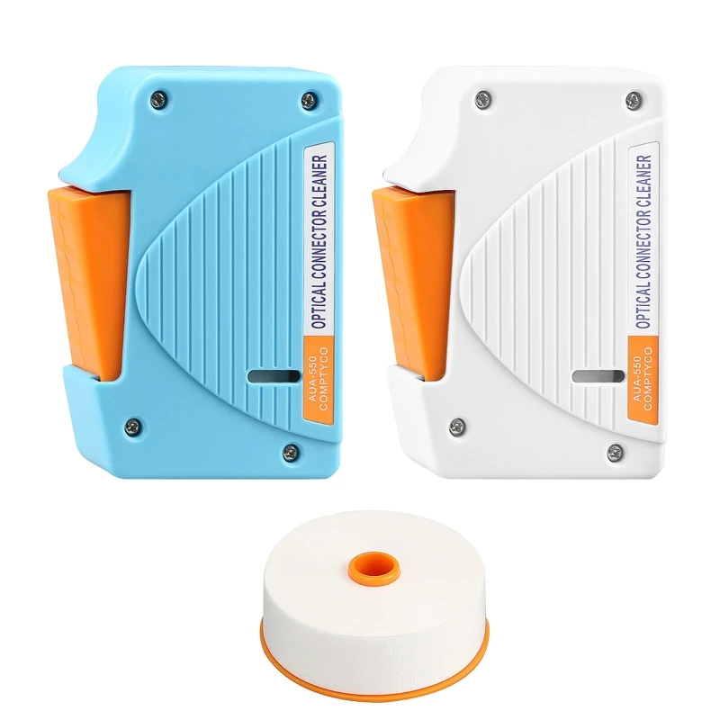 Hộp làm sạch mặt sợi cuối AUA-550 Pigtail Cleaner Cassette Fiber Lauing Tool Dropship