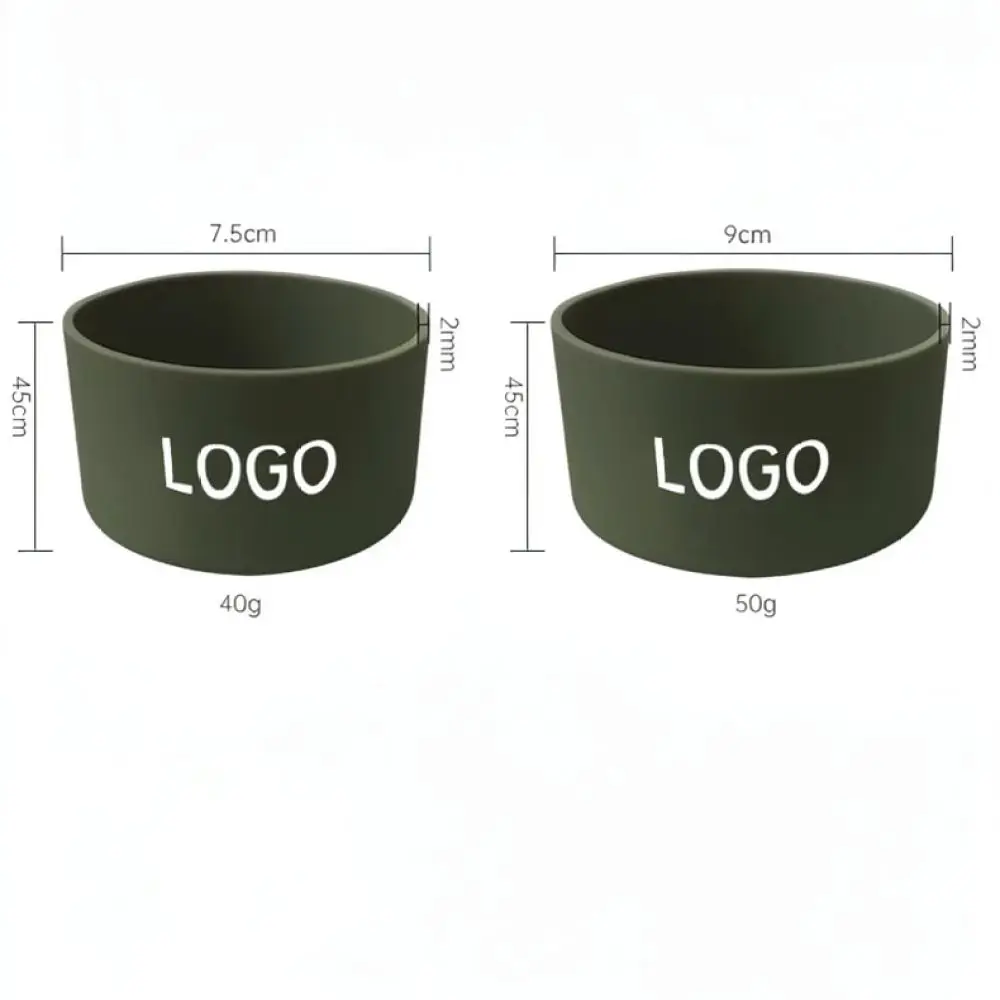 Universal Silicone Base Boot Sleeve For Insulated Bottle Cup Anti Slip Protector Cover Durable Mat Accessories