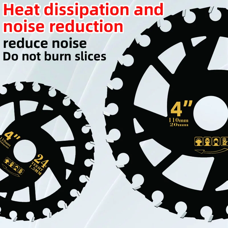 1PC Effiziente Energiesparende Lithium-elektrische Sägeblatt Für Holzbearbeitung Elektrische KreissägeCutting Klinge Handheld SawAlloy