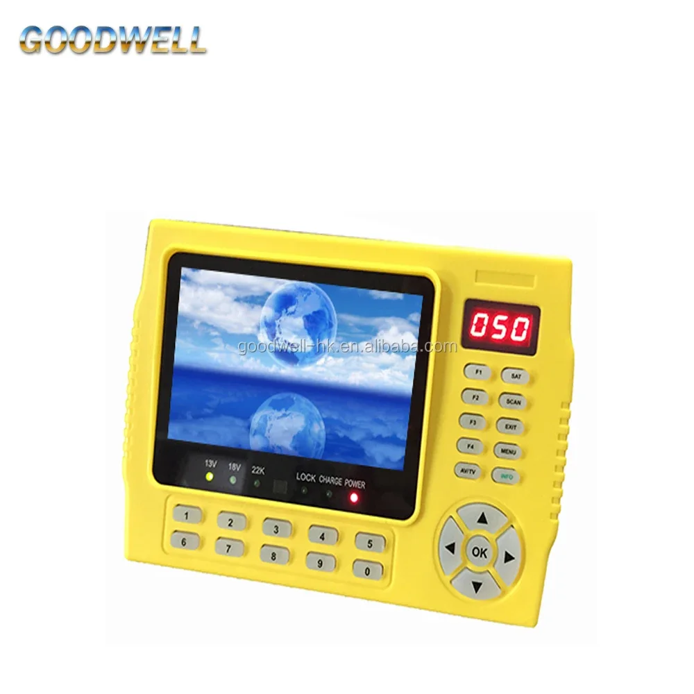 

Профессиональный спутниковый искатель, 4,3-дюймовый портативный цифровой ЖК-дисплей, спутниковый искатель, поддержка стандарта DVB-S