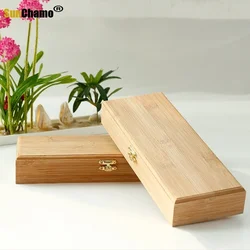 Rectangular Bamboo Wooden Box and Tea Knife Wooden Box Clamshell Wooden Box Customized Incense Box Bamboo