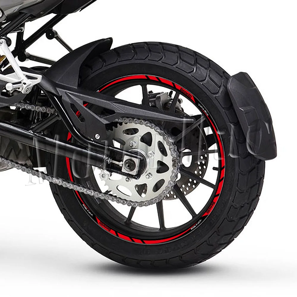 Motorcycle Reflective Wheel Rim Sticker Decal Hub Stripe Tape Accessories Waterproof For Benelli TRK 502 TRK502 trk 502 2023