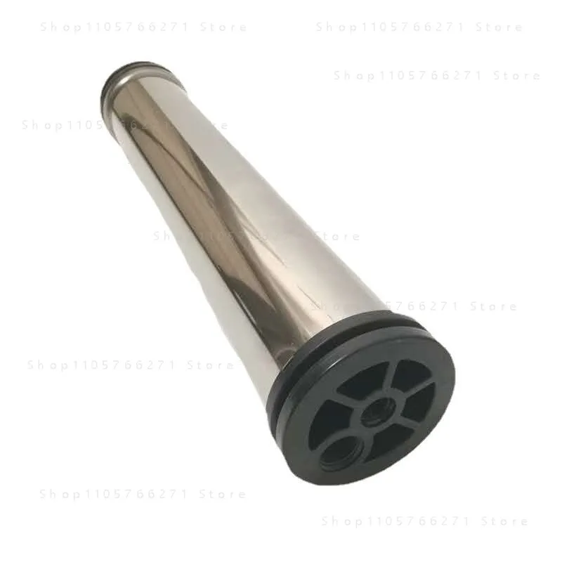 Seamless filter element shell with seams at both ends for water treatment