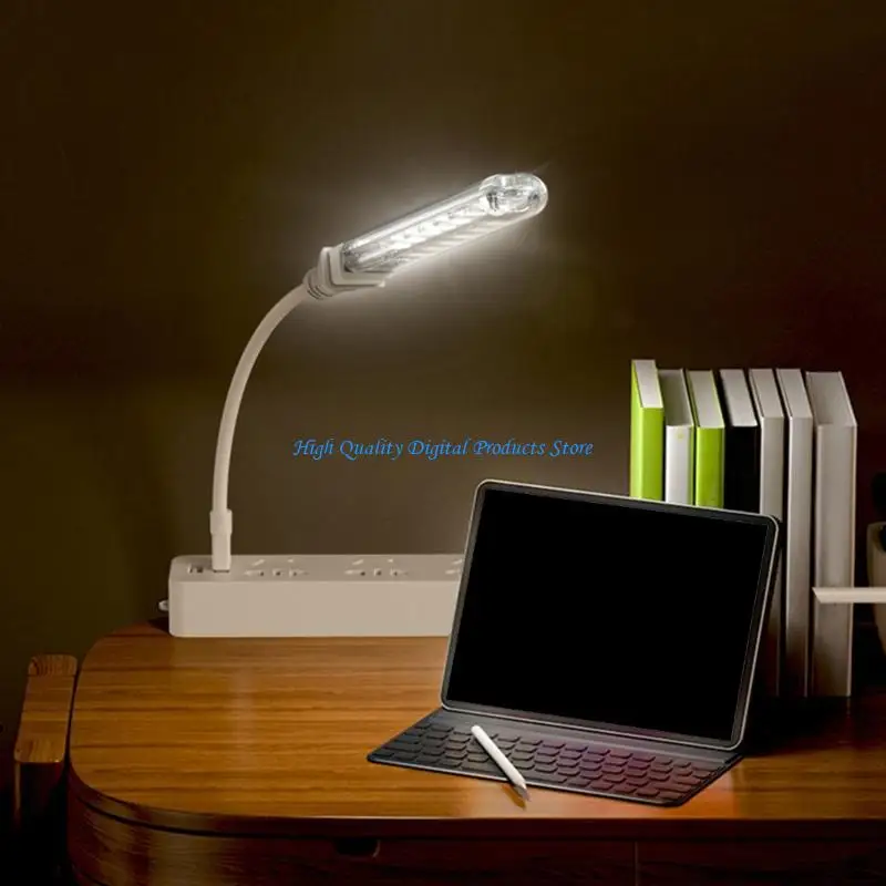 U2JE 8 LEDs USB Night Light Desk Lamp 5V1A Input Perfect For Outdoor Activity Study Room Mobile Power Supply