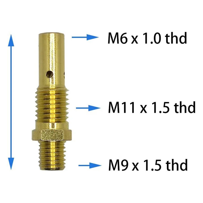 24 PCS Gasless Nozzle Tips Kit, for Lincoln Magnum 100L & Weld-Pak 100HD 125HD 140HD MIG Welder, MIG Eastwood 135/175