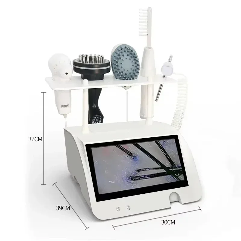 2024 Macchina professionale per la cura del cuoio capelluto dei capelli Nanometro Spray Macchine per la terapia dei capelli Anti-perdita di capelli Massaggiatore del cuoio capelluto per parrucchiere