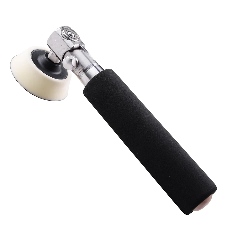 

Handheld Universal Wood Sander, Adjustable Angle Woodworking Lathe Accessories Manual Polishing Tool