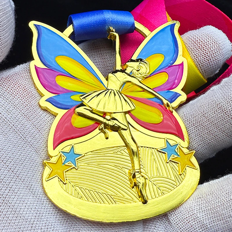 Dance Award Customized Metal Award Medal National Dance Competition Art Festival Children's Dance Trophy