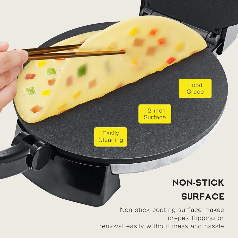 110V 3-in-1 Donut Maker Electric Cake Machine Sandwich Waffle Maker Crepe Egg Roll Machine