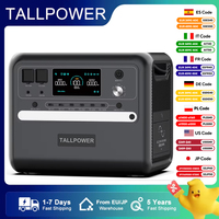 TALLPOWER V2400 Portable Power Station 2160Wh LiFePo4 Solar Generator AC Output 13 Outputs 4800W Peak Power Powerstation 50/60Hz