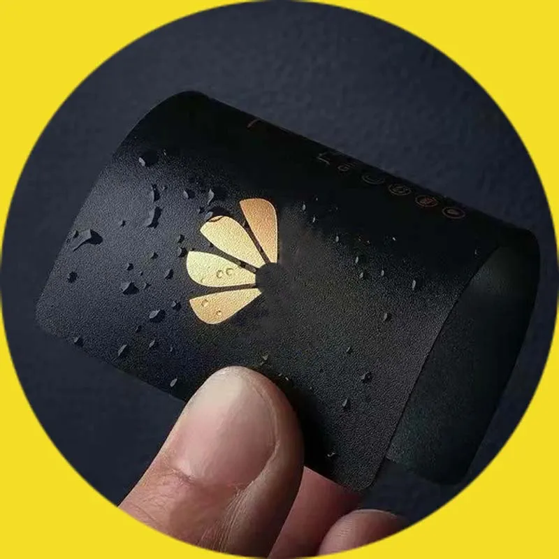 Custom PVC Business Cards Plastic Waterproof Cards Personalized Design Round Corner Business Custom Frosted PVC Business Cards