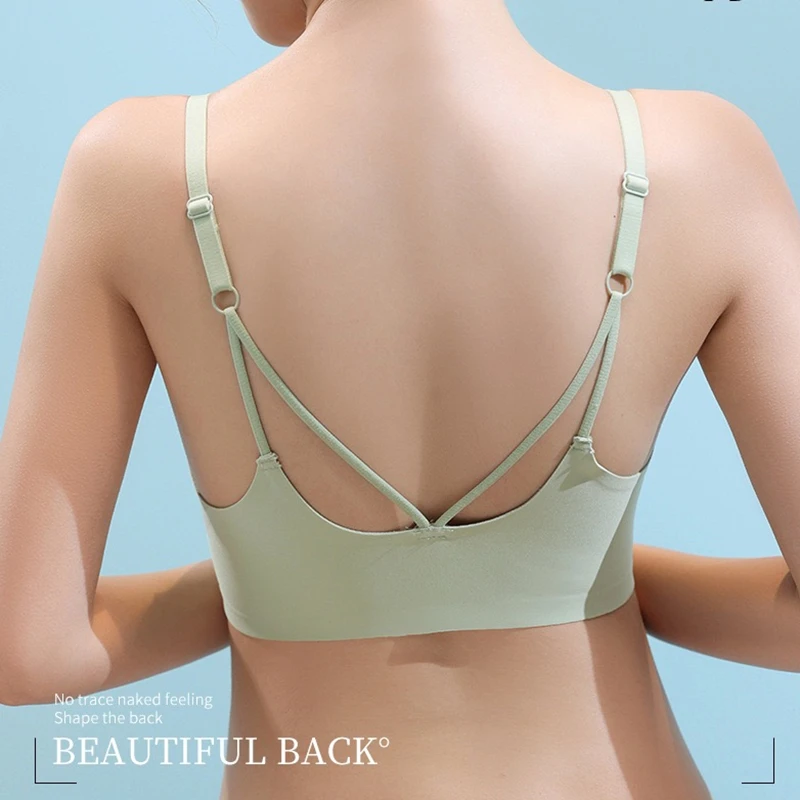 Sexy Front Button Beautiful Back Bra For Women With Small Breasts, Seamless, Flat Chest, Side Breasts, No Steel Ring, Large Bra