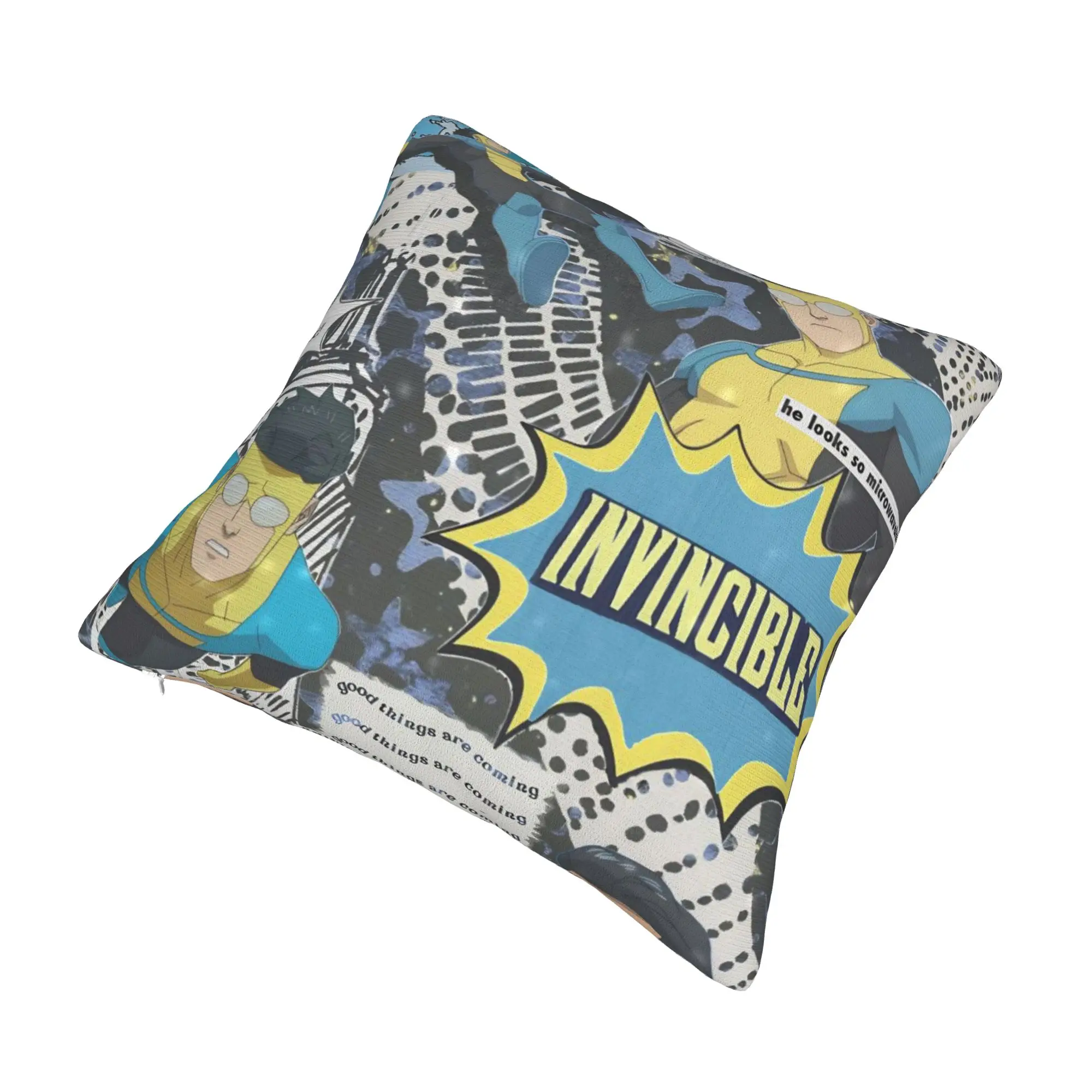 Decorative Pillow Covers Invincibles Comic Accessories Living Room  Pillow Case Cover Square Multi-Size