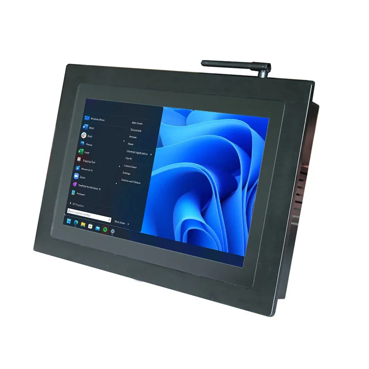 11.6 Inch Rugged Industrial Rate Capacitive Touch Panel PC Intel J1900 I3 I5 Processor Dual RJ45 Embedded