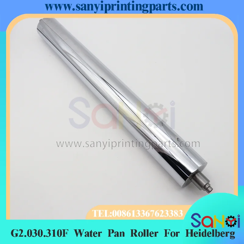 Dampening Water Pan Roller G2.030.310F Stainless Steel for SM52 PM52 Offset Printing Machine