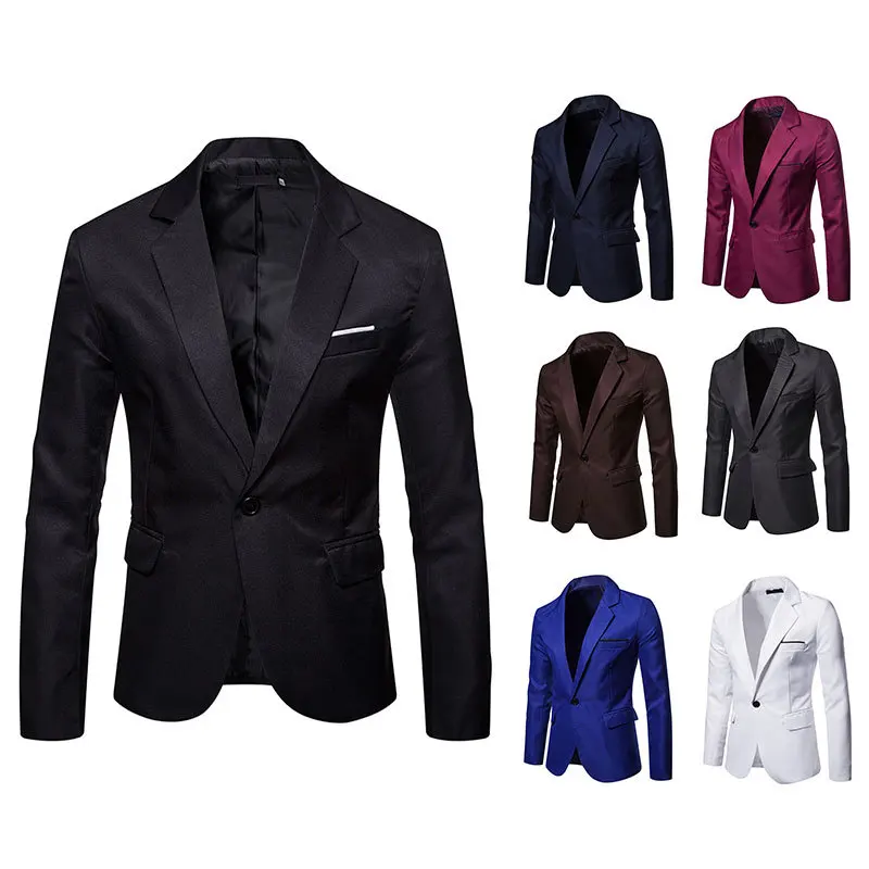 

style twill texture casual suit for men with a sense of luxury rugged handsome small suit for youth single western top jacket