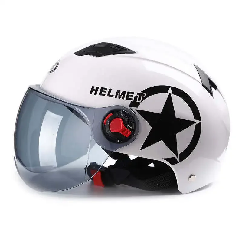 

Electric Bike Helmet Summer Helmet Motorcycle Helmets Sun Protection Safety Helmet Battery