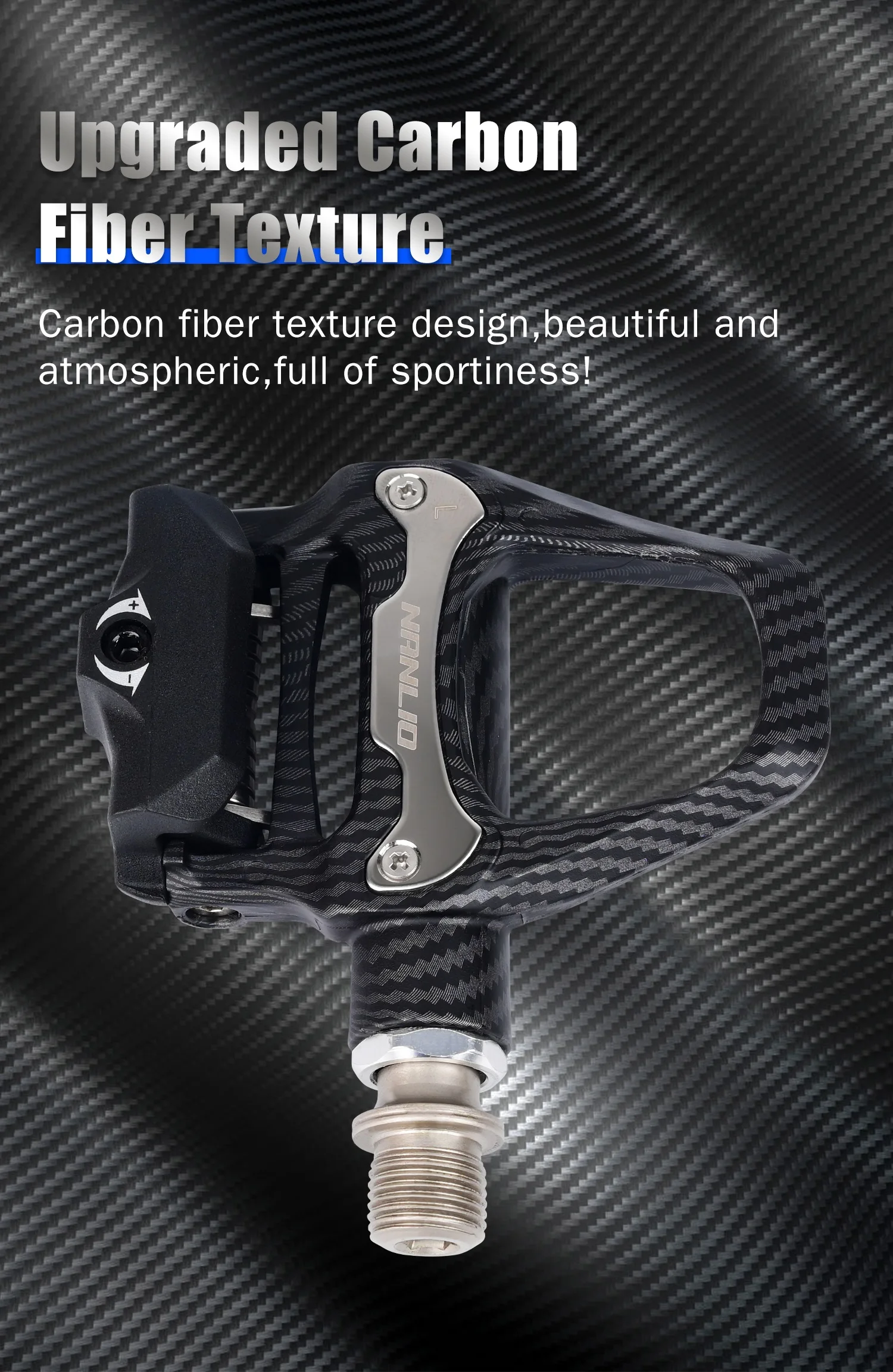 Nanlio SPD-SL Rennrad-Pedale, Klickpedale mit 6 ° Stollen, Leichtes Hybrid-Nylon/Legierung, abgedichtetes Lager (Bestseller) – Detail 8