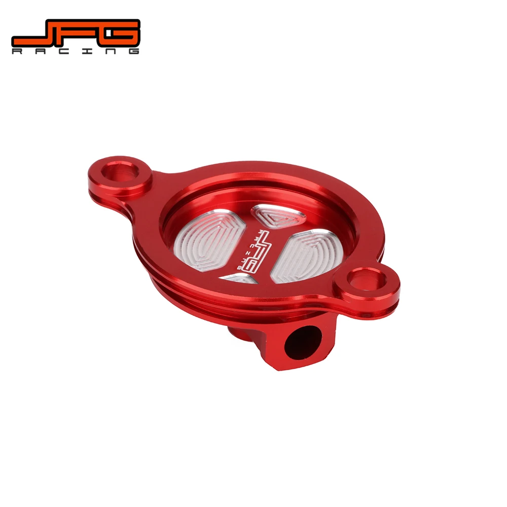 Motorcycle CNC Aluminum Oil Filter Cap Cover For HONDA CRF250R CRF250X 2004-2016 CRF450R 02-18 CRF450RX 2017-2018 CRF450X 05-16