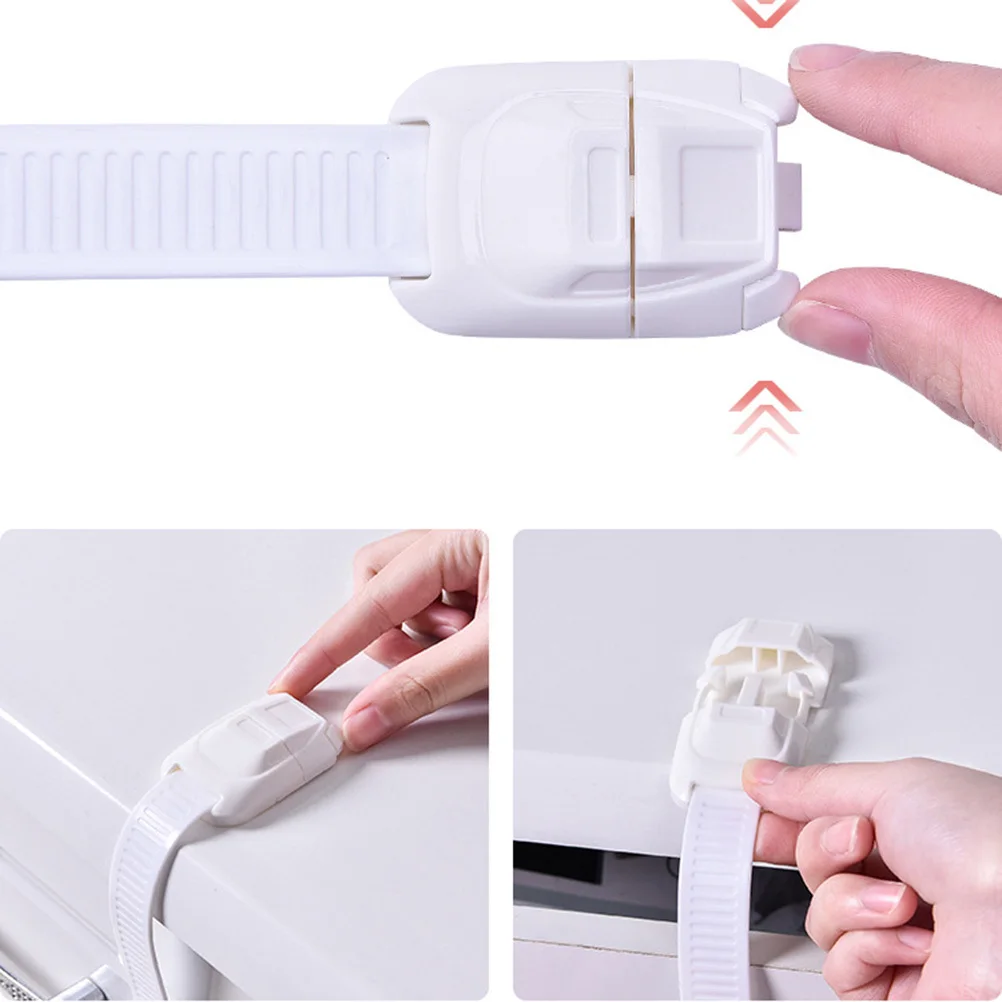 

5Pcs Child Security Lock Car Shaped Multi Function Wardrobe Drawer Cupboard Fridge Anti Pinch Baby Hand Protector Assorted