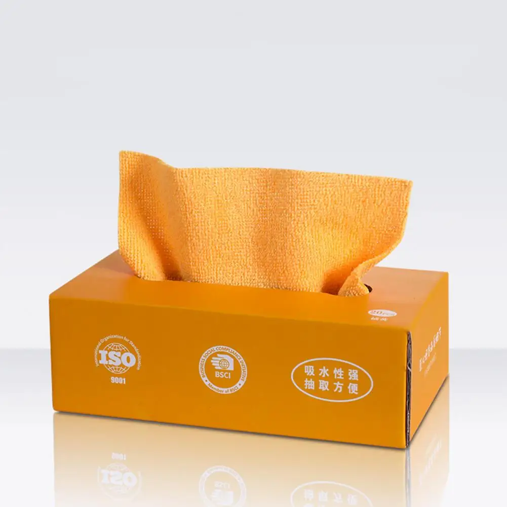 20Pcs/Box Convenient Dish Cloth  Super Absorbent Wrinkle-resistant Cleaning Rag  Counter-top Cloth Wash Towel